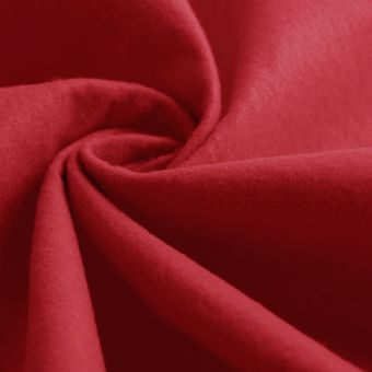 Feutrine fine petite laize 90 cm rouge