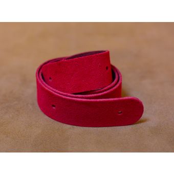 Anses de sac en cuir prêtes à poser - 70 cm - Végétal rouge