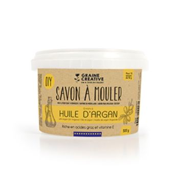 POT 500 G SAVON HUILE D'ARGAN DIY