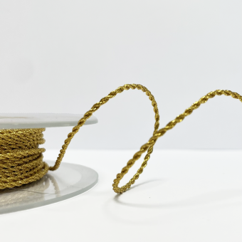 Cordon lurex or 1,5mm