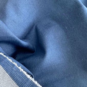 Tissu Jean Stretch Bleu Denim
