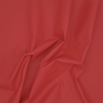 Tissu damassé coton enduit déperlant Paint - Uni enduit Rouge