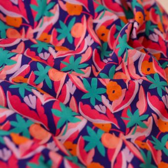 Tissu viscose Songe Exotique multico - Lise Tailor