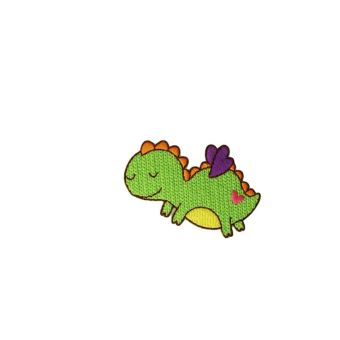 Ecusson thermocollant petits motifs rigolos 5,4cm x 4,3cm dinosaure