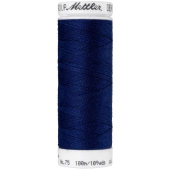 Bobine mettler denim 100m col bleu