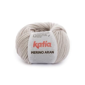 Pelote de fil à tricoter Merino Aran beige clair - Katia col 11