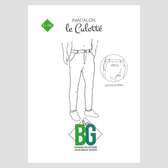 Patron Le Culotté pantalon chino homme - Les BG