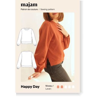 Patron couture Sweat - Happy Day