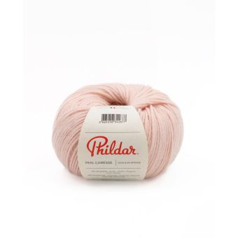 Pelote de fil à tricoter Phildar Caresse nude