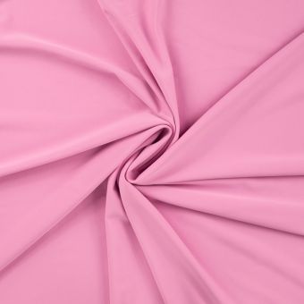 Tissu maillot de bain uni résistant UV et chlore rose