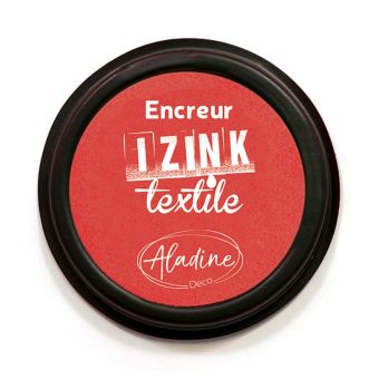 Encreur textile izink rouge santal