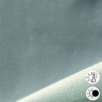 Tissu occultant et thermique uni gris