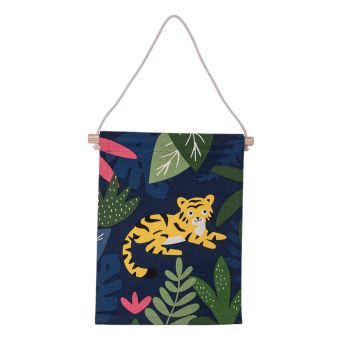 Déco murale tigre 25x35cm