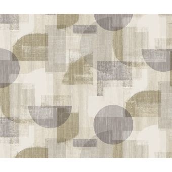 Toile cirée Gobi Beige roulée et sans plis