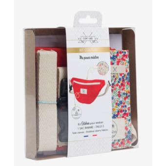 Kit couture DIY - Sac banane Esteban Liberty pour enfant taille S