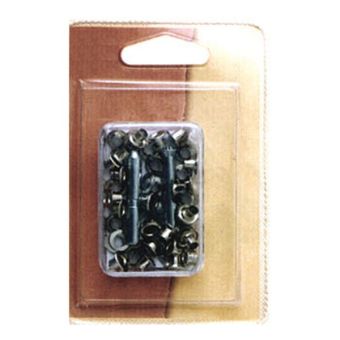 36 petits oeillets 5mm et outil couleur or