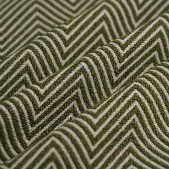 Tissu jacquard lourd chevron kaki 