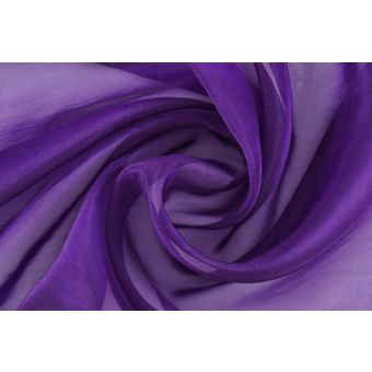 Coupon 300x159cm Organza économique violet
