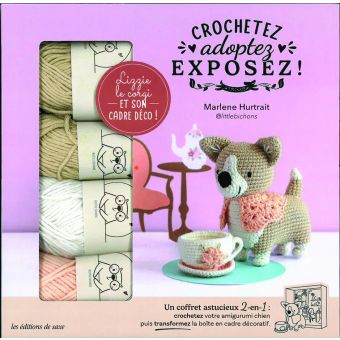 Crochetez adoptez exposez Lizzie le corgi