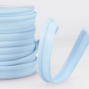 Dépassant passepoil rouleau 6mm bleu ciel