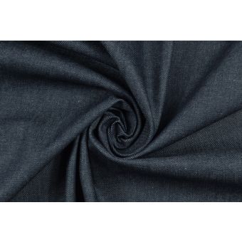 Rouleau entier de 34 mètres Denim bleu de coton h166cm
