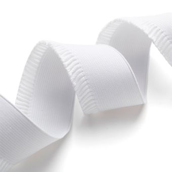 Elastique jupette 40mm - Blanc