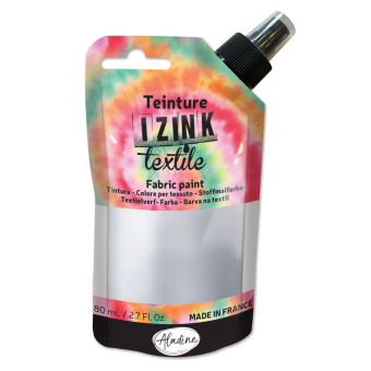 Teinture textile en spray izink argent 80 ml