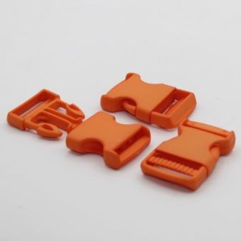 Lot de 3 boucles a ouverture rapide orange