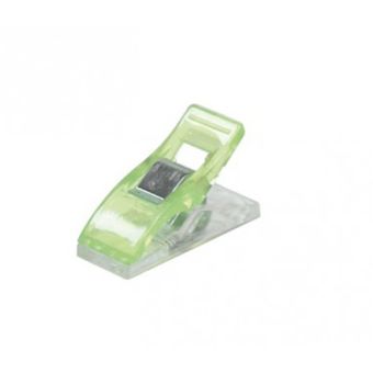 Lot 12 pinces à tissus patchwork vert 2,7x1cm