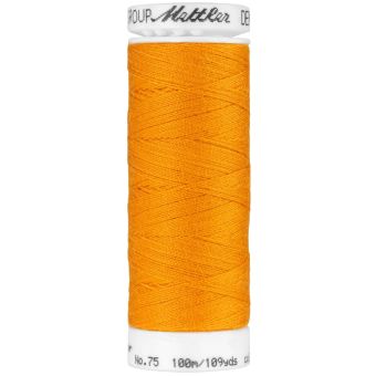 Bobine mettler denim 100m col jaune