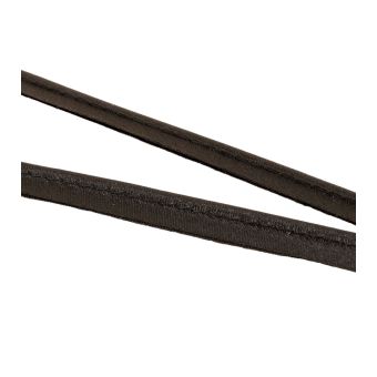 Bobine 25m passepoil satin 10mm noir