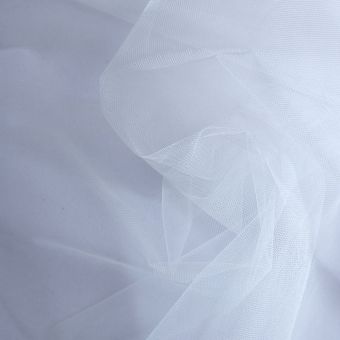 tissu Voile de mariée grande largeur ivoire