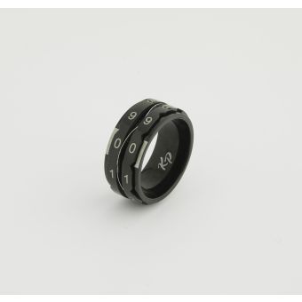 Anneau Bague compte rang KnitPro Noir