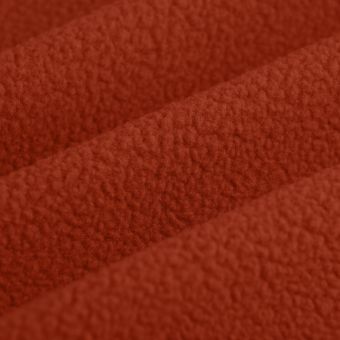 Tissu polaire Sherpa piment