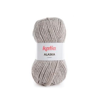 Pelote de fil à tricoter Alaska n°14 beige moyen - Katia