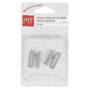 Attache maillot de bain 19 mm métal