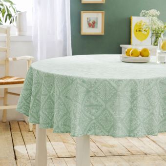 Nappe ronde Toile de Jouy - Linge de maison