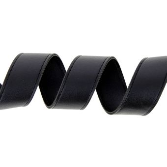 Sangle simili noir 30 mm