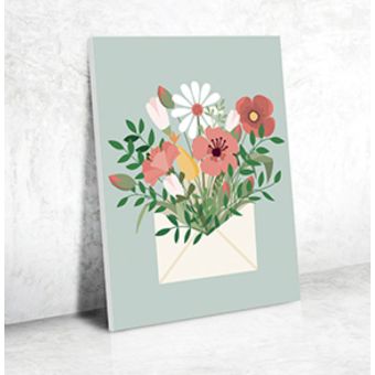 Peinture au Numéro 30x40cm Fleuri