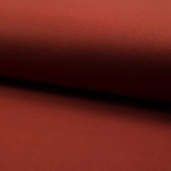 Tissu Lainage doux uni rouille