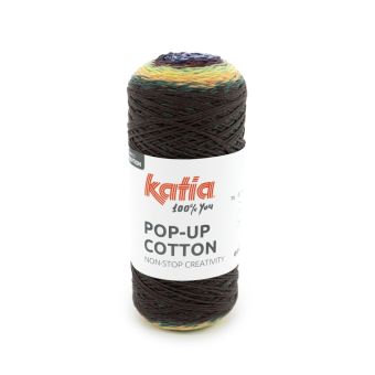 Pelote pop up cotton multicolore 301 Katia 1 pelote=1 pull ou une robe