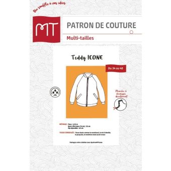 Patron teddy Icone MT 34 à48