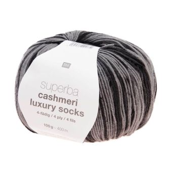 Pelote Superba Cashmeri Luxury Socks 4 fils 100g - Douceur et résistance