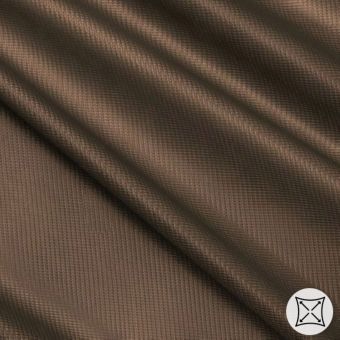 Tissu Doublure Maille fine Polyester chocolat