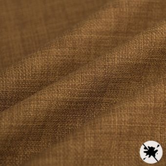 Tissu nappage anti tache Linoso caramel 