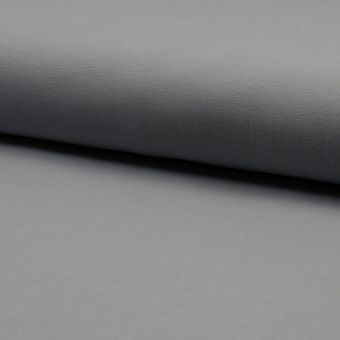 Tissu jersey coton bio uni gris