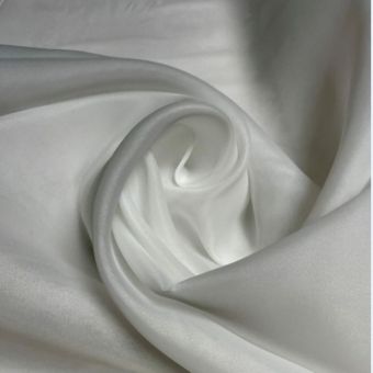 Tissu organza épais double blanc mat 300cm