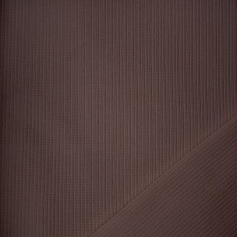 Maille jersey bord côte 150cm uni bois