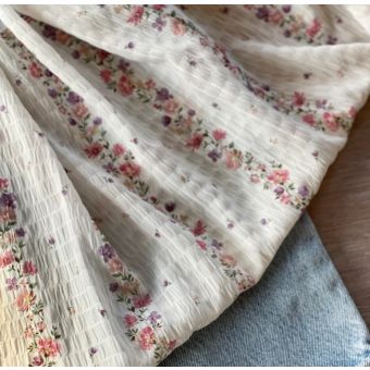 Tissu Seersucker marissa - Atelier Vingtsept