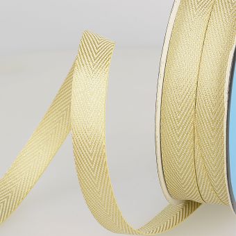 Sangle sergé lurex 20mm doré